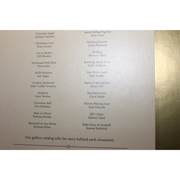 Hallmark Keepsake Ornament Club Gallery Collection Holiday Display Exclusive 30 - Picture 13 of 13